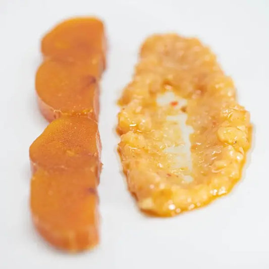 Bottarga infused with preserved lemon